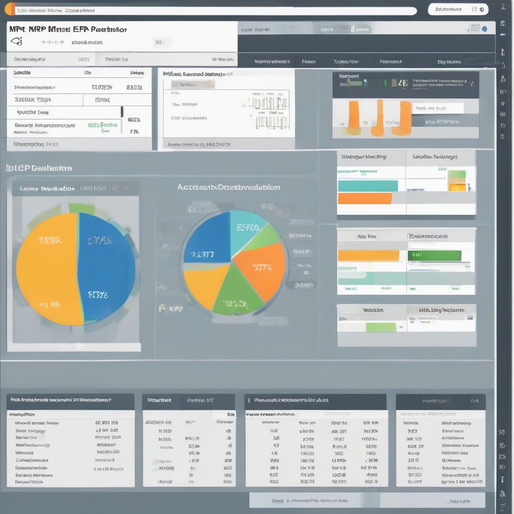 ERP MRP System Dashboard